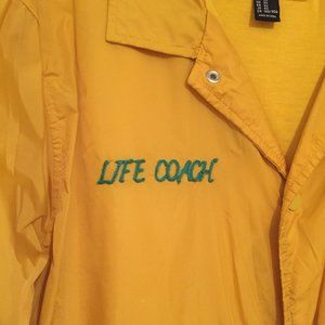 Forever 21 "Life Coach" Windbreaker Men's XS